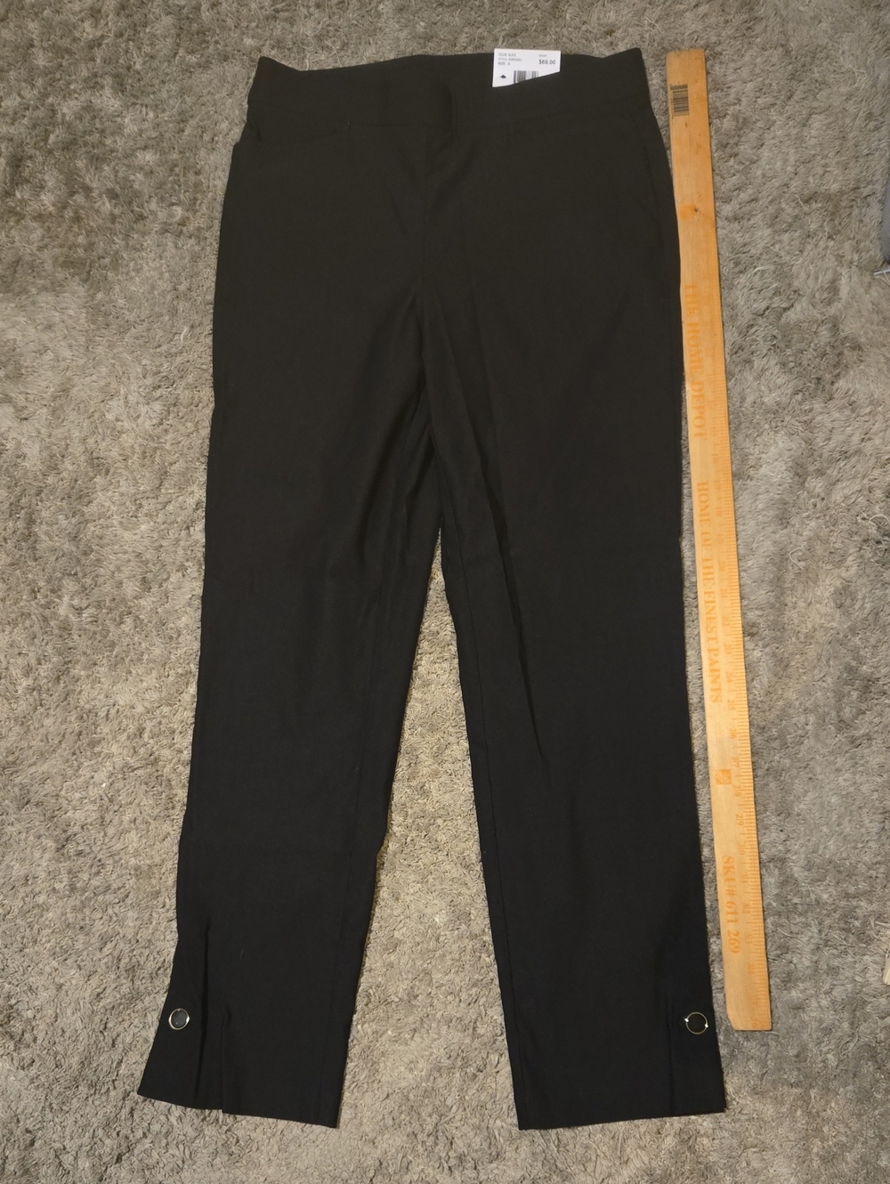 Rafaella Black Womens Stretch Dress Pants